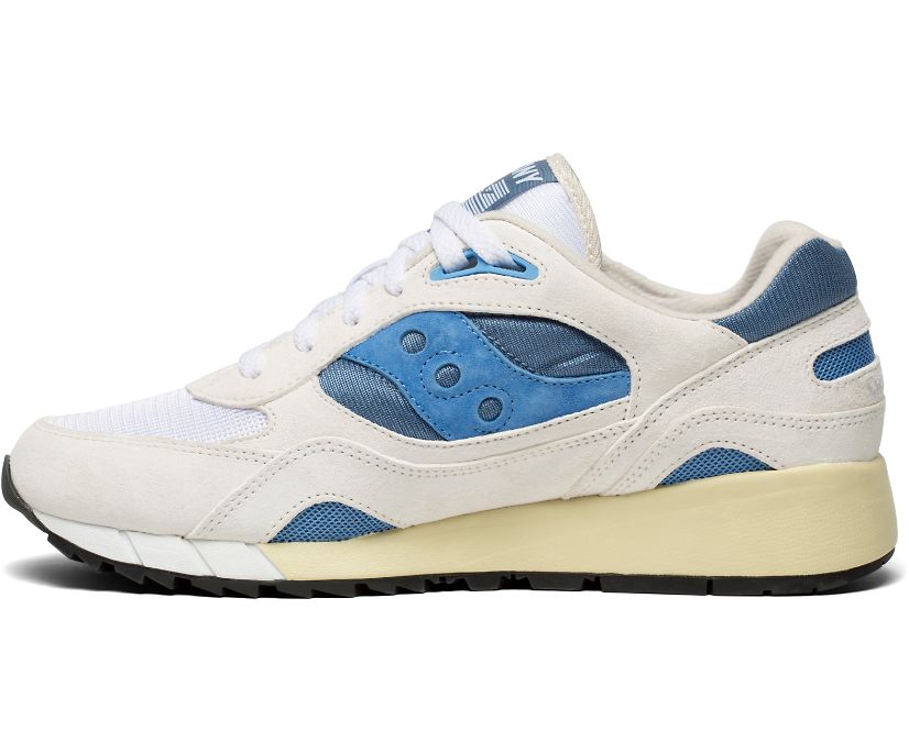 Saucony Shadow 6000 Women's Originals White / Blue | Canada 073XYUF